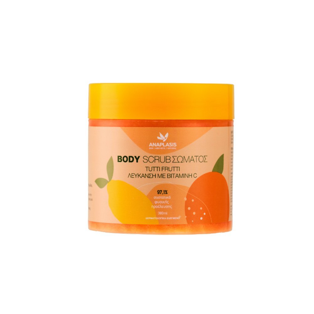 ANAPLASIS BODY SCRUB TUTTI FRUTTI kūno šveitiklis saldainių kvapo , 380ml
