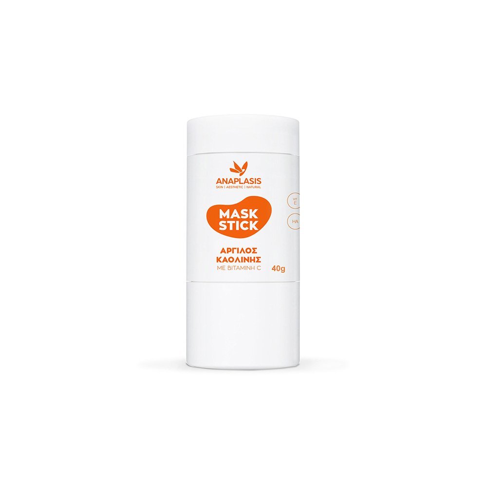 ANAPLASIS C FACE MASK STICK KAOLIN CLAY & VITAMIN C veido kaukė su baltuoju moliu ir vitaminu, 40g