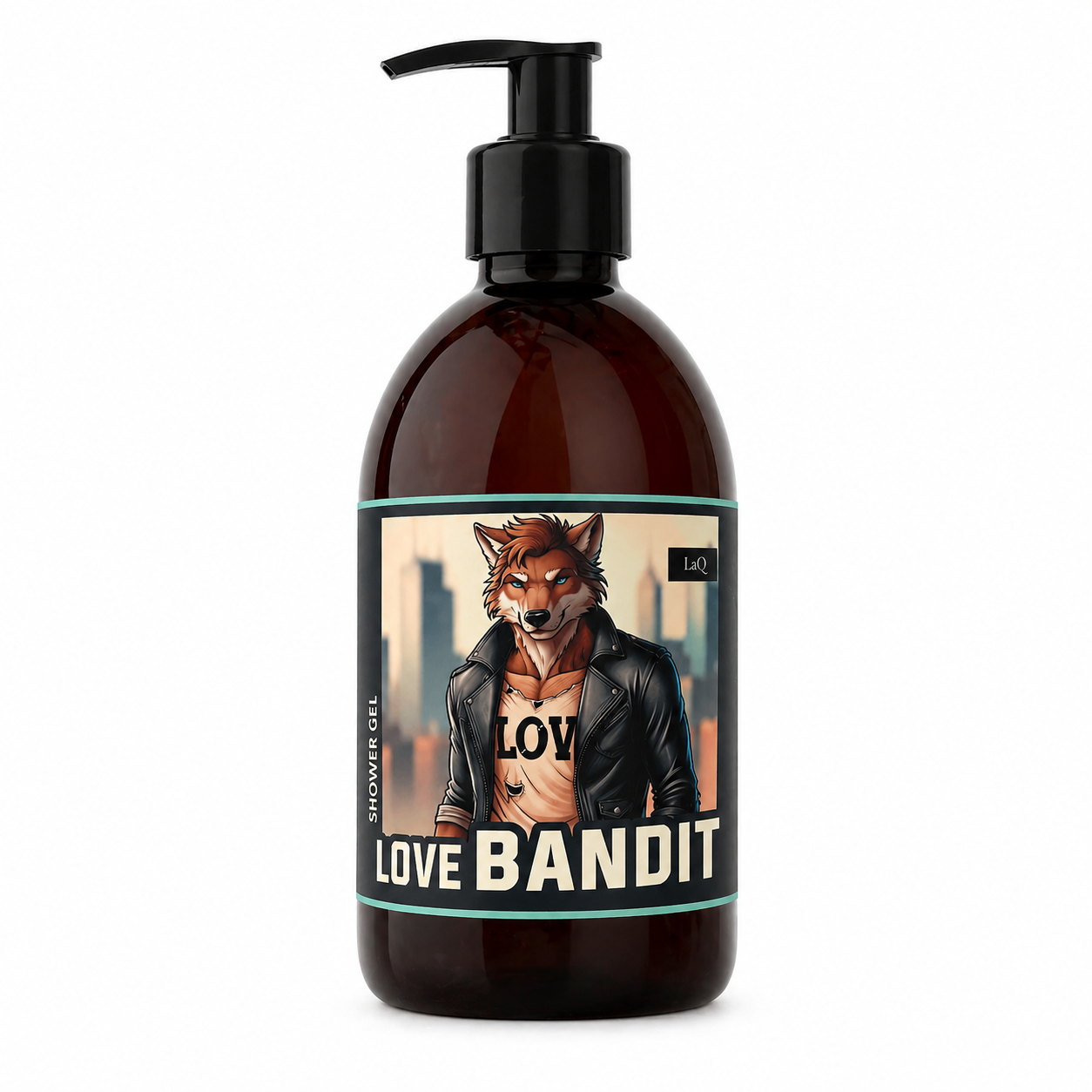 LaQ Dušo gelis LOVE BANDIT – Širdis vagia, kvapu svaigina, 500ml