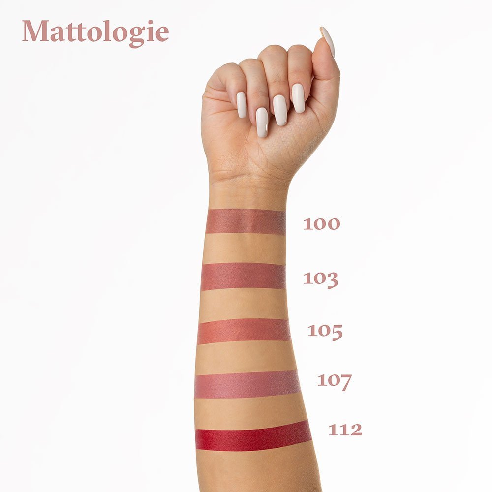 PAESE matiniai lūpų dažai MATTOLOGIE peachy nude nr.105