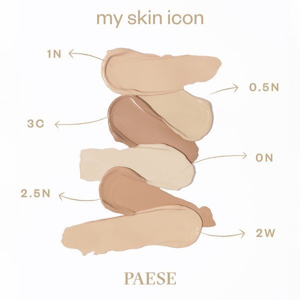 PAESE MY SKIN ICON 0N Alabaster matinė kreminė pudra, 33 ml