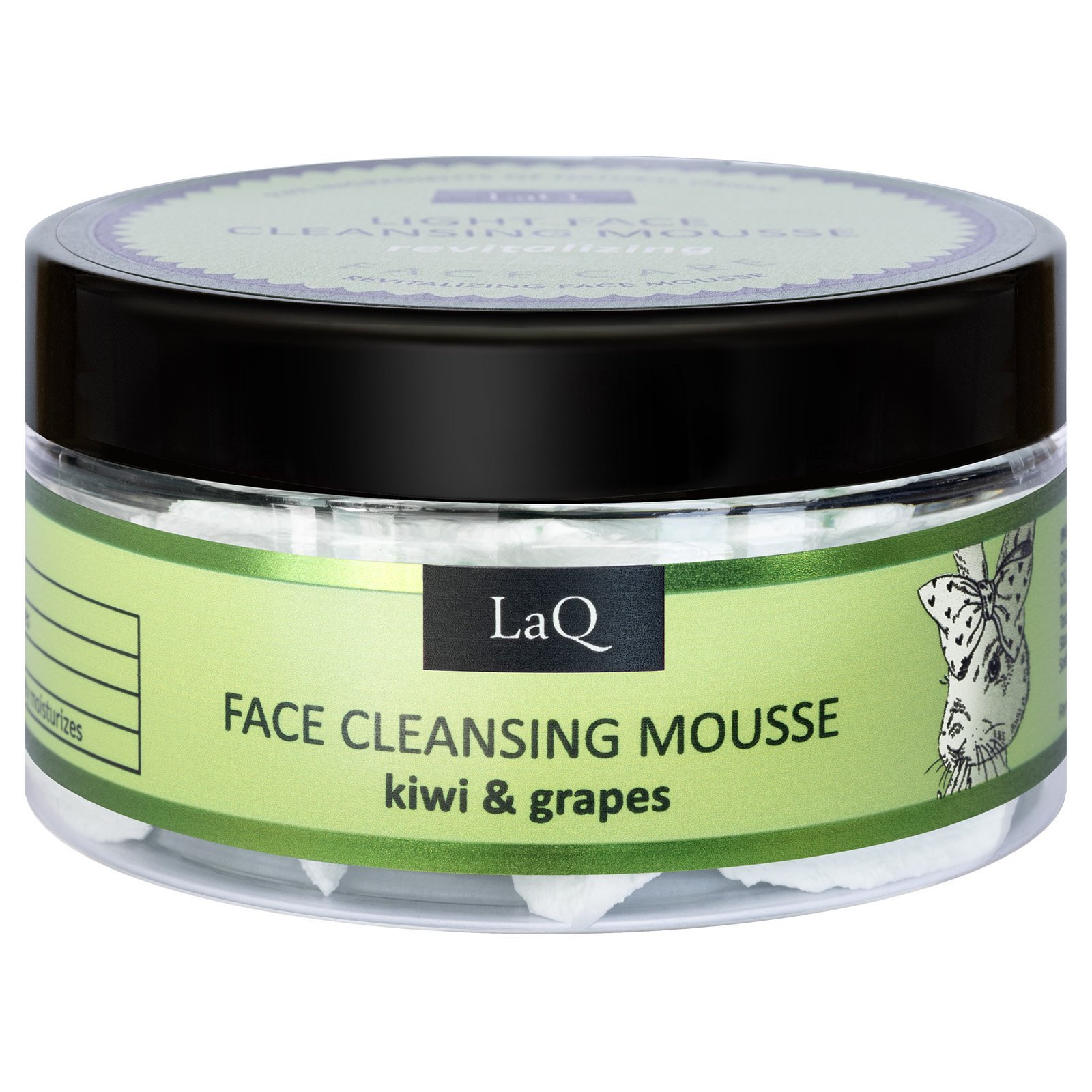 LaQ Veido valomosios putos KIWI & GRAPES – Gaivi oda, gera nuotaika, 40g