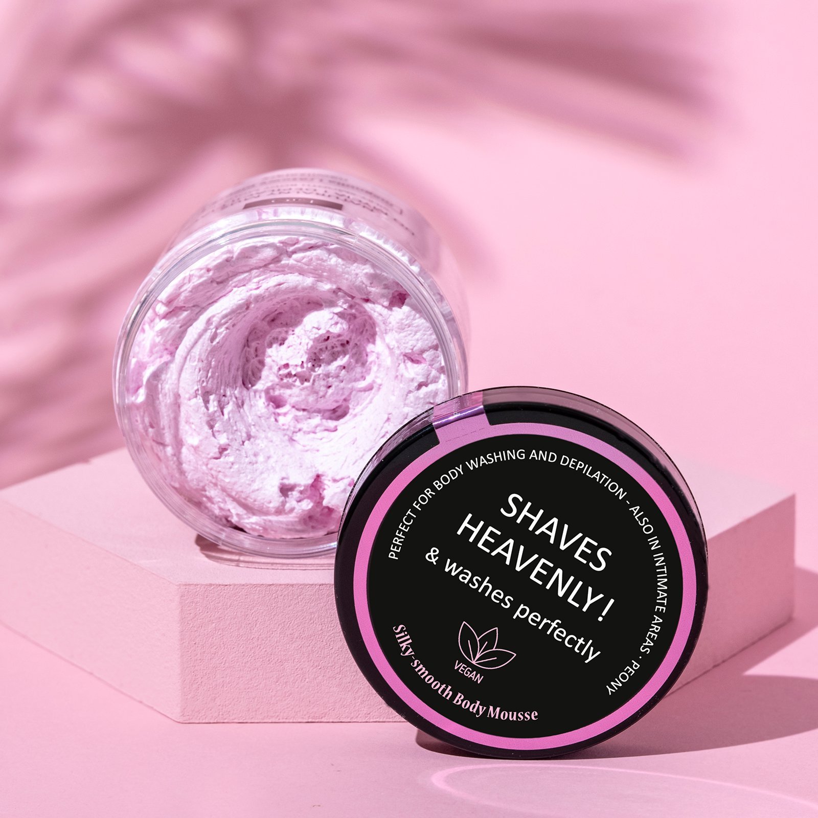 LaQ Kūno prausimosi ir depiliacijos putos MAGNOLIA & PINK PEPPER – Šilkinė oda be pastangų, 100g