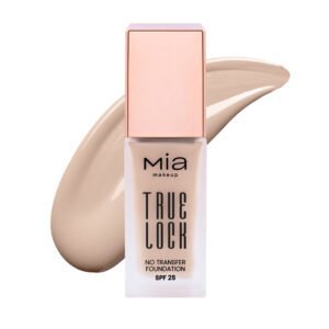 MIA MAKEUP makiažo pagrindas su SPF25 TRUE LOCK NO TRANSFER FOUNDATION 05 LATTE, 35 ml