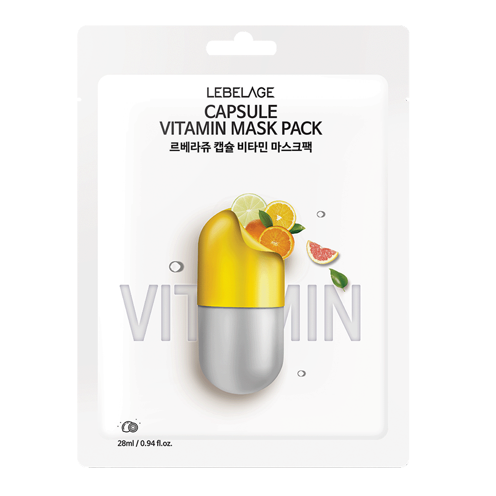 LEBELAGE CAPSULE VITAMIN MASK PACK 28 ml