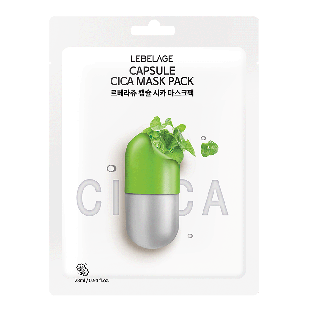 LEBELAGE CAPSULE CICA MASK PACK 28 ml