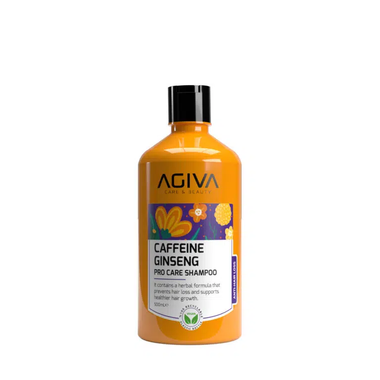 AGIVA CAFFEINE GINSENG šampūnas nuo plaukų slinkimo, 500ml