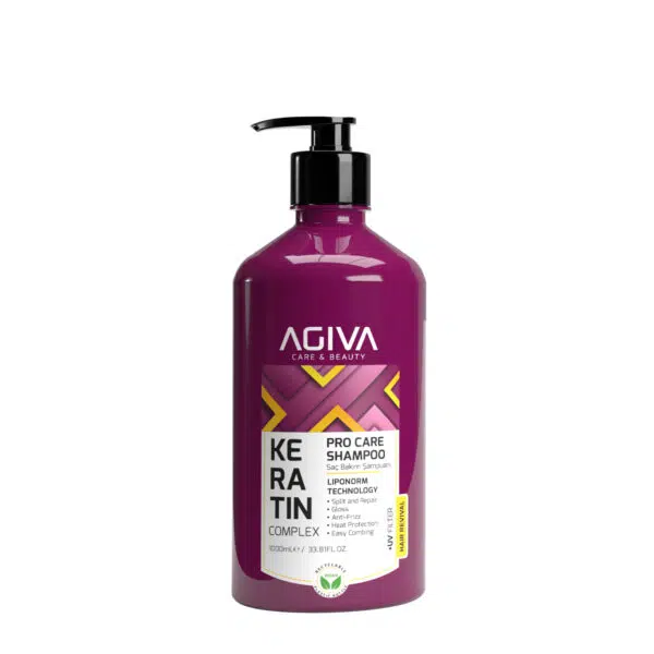 AGIVA KERATIN COMPLEX plaukus atstatomasis šampūnas, 1000ml