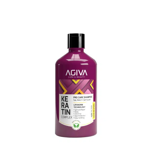 AGIVA KERATIN COMPLEX plaukus atstatomasis šampūnas, 500ml