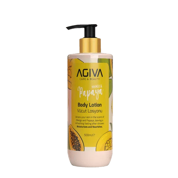 AGIVA MANGO & PAPAYA kūno losjonas, 500ml