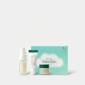 AXIS-Y Mini Glow Trio rinkinys: toneris-mist + serumas + kremas, 12 ml + 5 ml + 5 ml