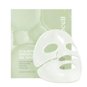 Arocell Cica Repair Panthenol Gel Mask – veido odą raminančios kaukės, 4 vnt.