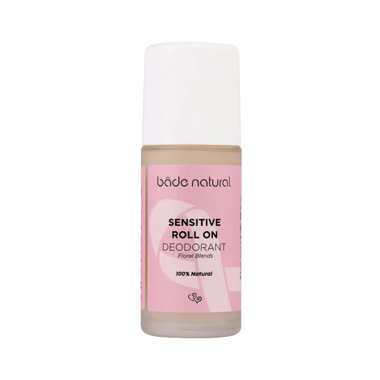 BADE NATURAL FLORAL BLENDS natūralus rutulinis dezodorantas jautriai odai, 50 ml