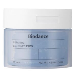 BIODANCE Cera-nol Gel Toner Pads toniko padeliai, 60vnt