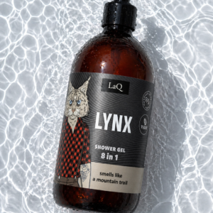 LaQ Dušo gelis 8in1 LYNX – Stebi tyliai, užvaldo greitai, 500ml