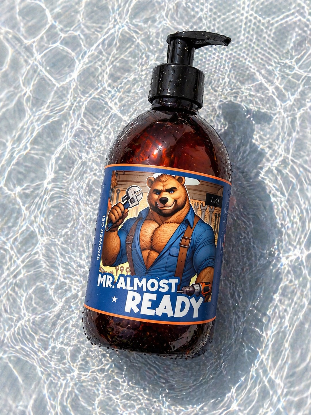 LaQ Dušo gelis 8in1 MR. ALMOST READY – Beveik pasiruošęs, visiškai kvepiantis, 500ml