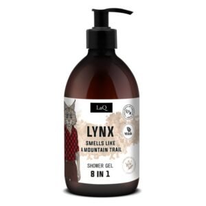 Laq Dušo gelis 8in1 LYNX – Lūšies trauka, kalnų kvapas, 500ml