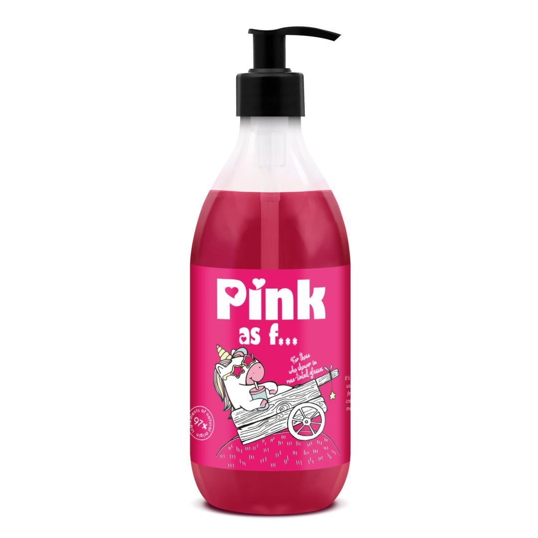 Laq Shots! Dušo gelis PINK AS F*** – Rožinė drąsa, 500ml