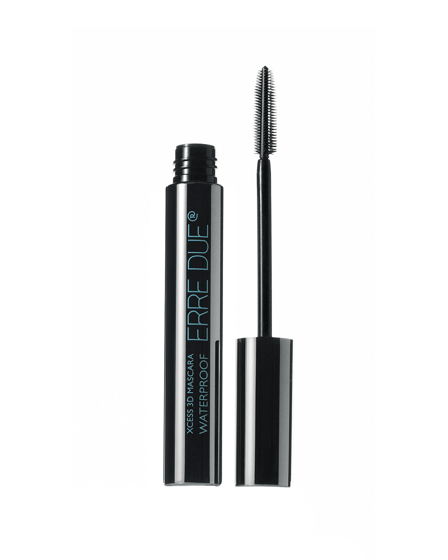 ERRE DUE Black XCESS 3D WATERPROOF MASCARA Nr. 01 vandeniui atsparus blakstienų tušas