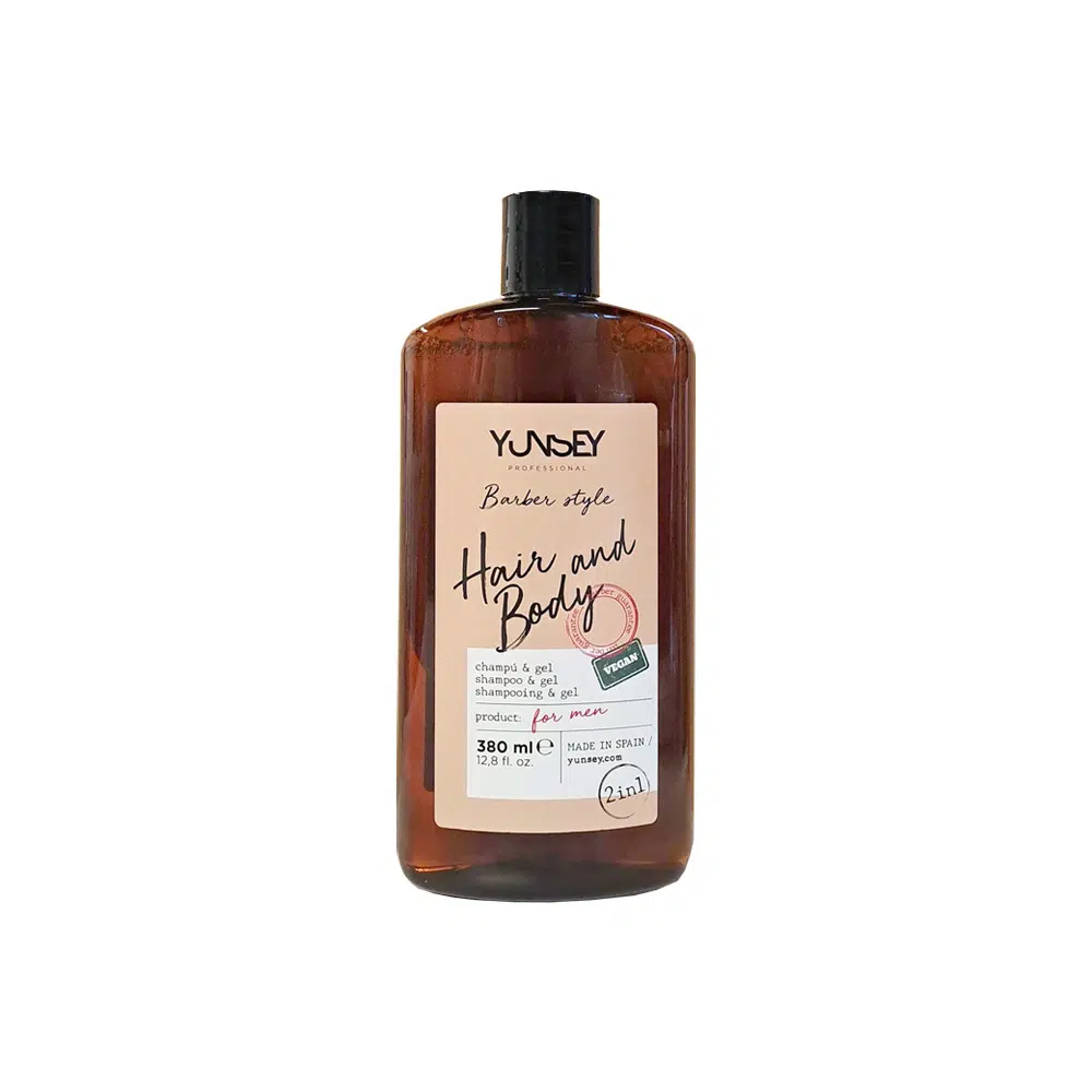 YUNSEY vyriškas 2in1 plaukų ir kūno priežiūros gelis, 380ml