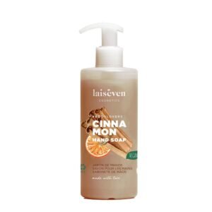 LAISEVEN HAND SOAP CINNAMON ROLL & CREAM skystas rankų muilas cinamono kvapo, 400 ml