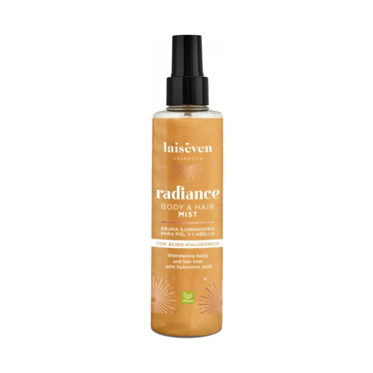 LAISEVEN švytėjimo suteikianti kūno ir plaukų dulksna RADIANCE BODY & HAIR MIST, 200 ml