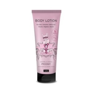 LaQ Kūno losjonas PEONY – Minkšta oda, stiprus įspūdis, 200ml