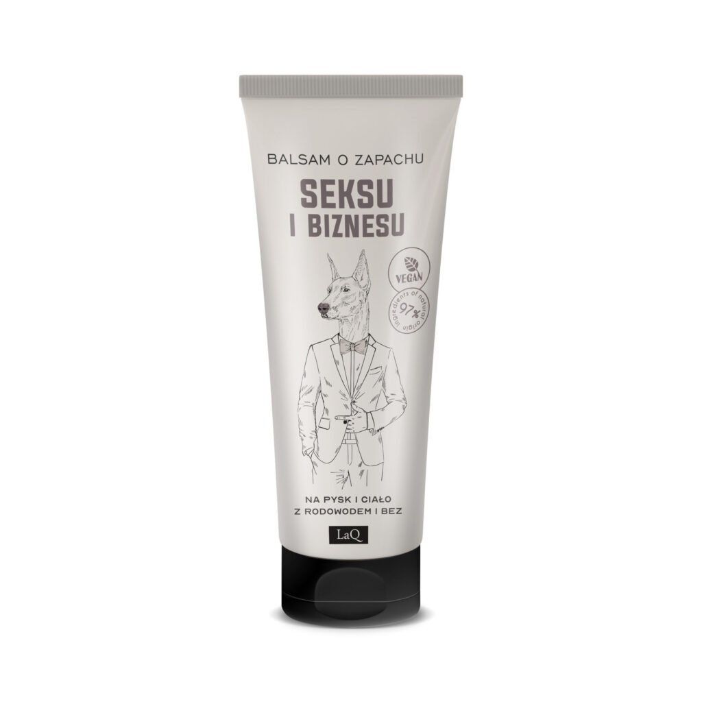 LaQ Kūno losjonas SEX AND BUSINESS – Oda minkšta, įspūdis kietas, 200ml