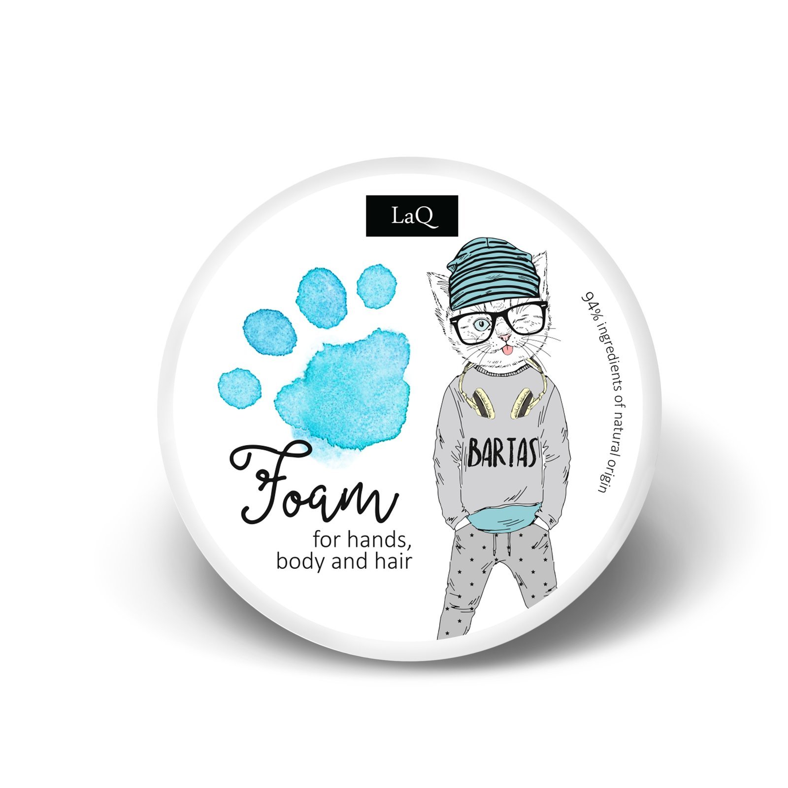 LaQ Prausimosi putos BLUE – Švara be kaprizų, tik smagumas, 20g