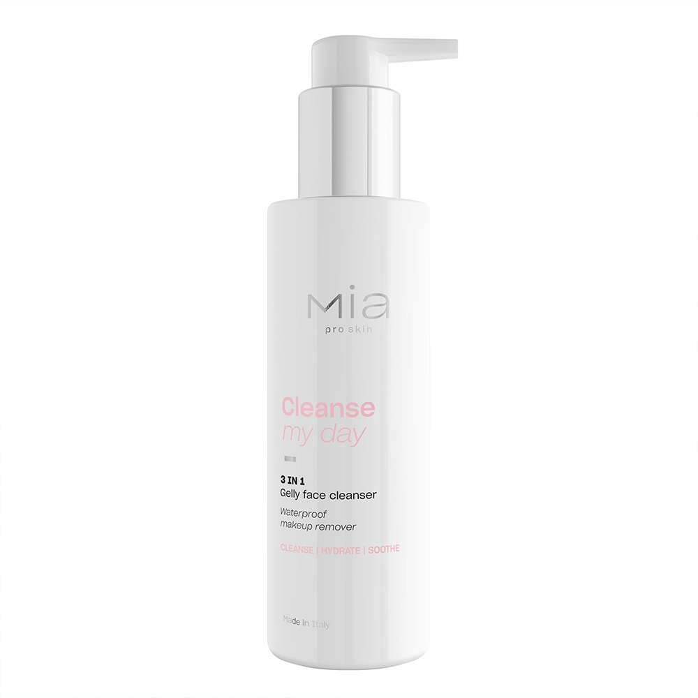 MIA MAKEUP CLEANSE MY DAY 3 IN 1 gelinis valomasis veido prausiklis, 200 ml