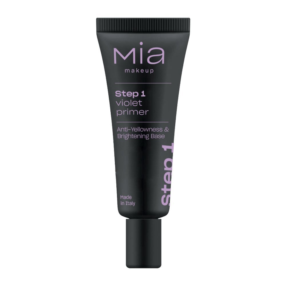 MIA MAKEUP STEP 1 VIOLET PRIMER švytėjimo suteikianti makiažo bazė, 25 ml