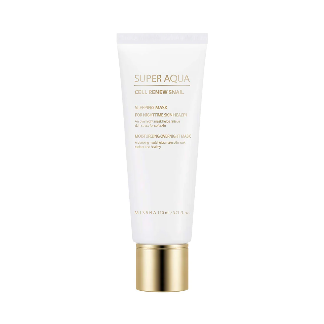 MISSHA Super Aqua Cell Renew Snail – regeneruojanti naktinė kaukė