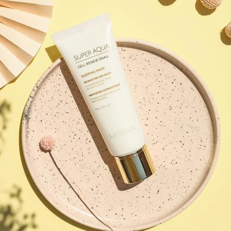 MISSHA Super Aqua Cell Renew Snail – regeneruojanti naktinė kaukė