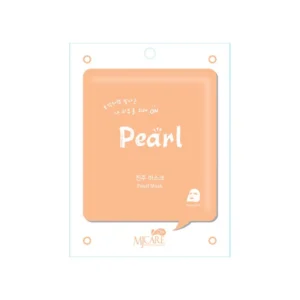 MJCARE ON PEARL MASK viesinanti lakštinė veido kaukė su perlų pudra, 22g