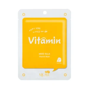 MJCARE ON VITAMIN MASK šviesinanti lakštinė veido kaukė su vitaminais, 22g