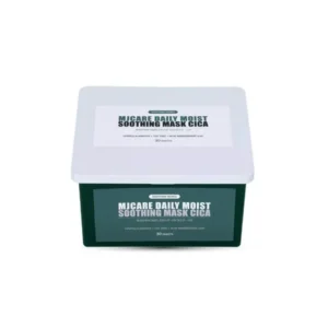 MJCARE drėkinamosios ir raminamosios veido kaukės su CICA kasdieninei priežiūrai DAILY MOIST SOOTHING MASK, 30 vnt