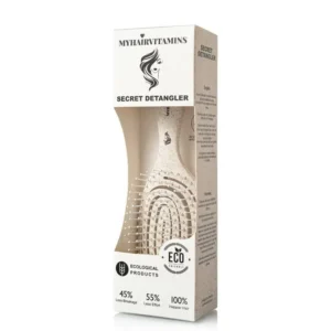 MYHAIRVITAMINS SECRET DETANGLER BRUSH NR2 biologiškai skaidus plaukų šepetys