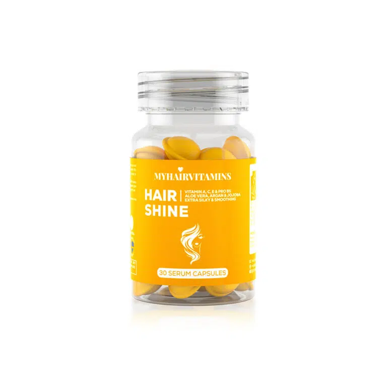 MYHAIRVITAMINS tepami vitaminai plaukų apimties didinimui ir spindesiui HAIR SHINE, 30x1ml