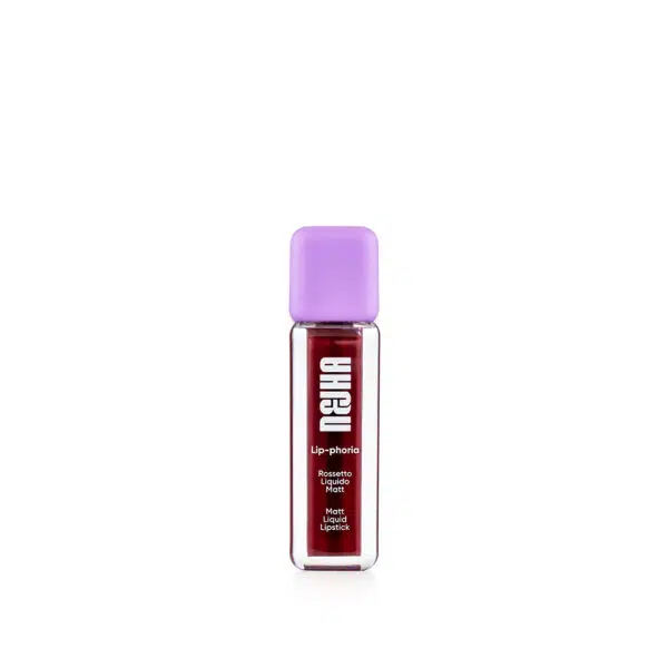 NEJHA skysti matiniai lūpų dažai PHORIA (07 Plum), 4,5 ml