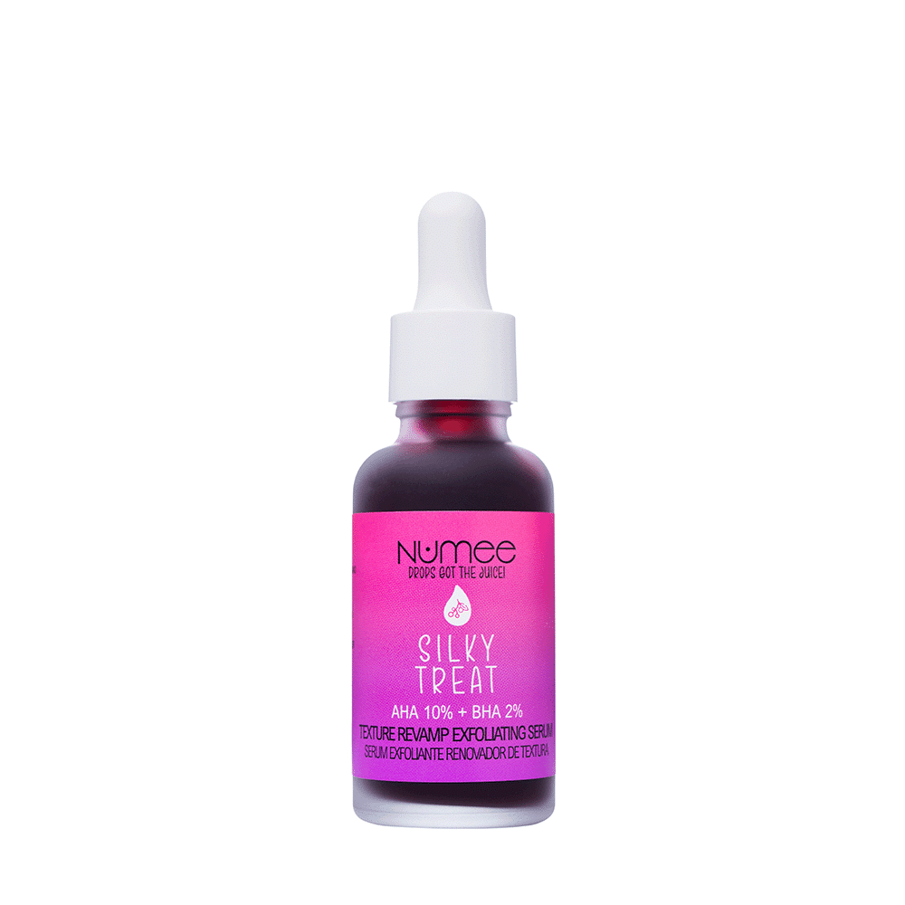 NUMEE DOB Juiced SILKY TREAT TEXTURE REVAMP EXFOLIATING SERUM šveičiamasis atnaujinamasis serumas, 30 ml