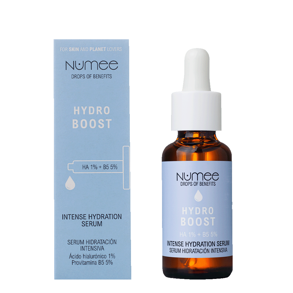 NUMEE DROPS OF BENEFITS HYDRO BOOST –B5 HA intensyvaus drėkinimo serumas su hialuronu, 30ml