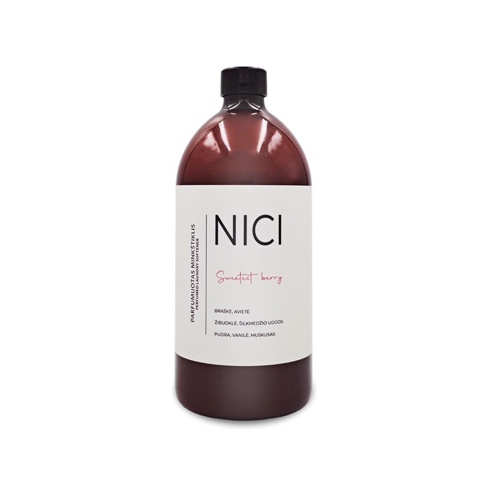 NICI parfumuotas minkštiklis SWEETEST BERRY, 1000 ml