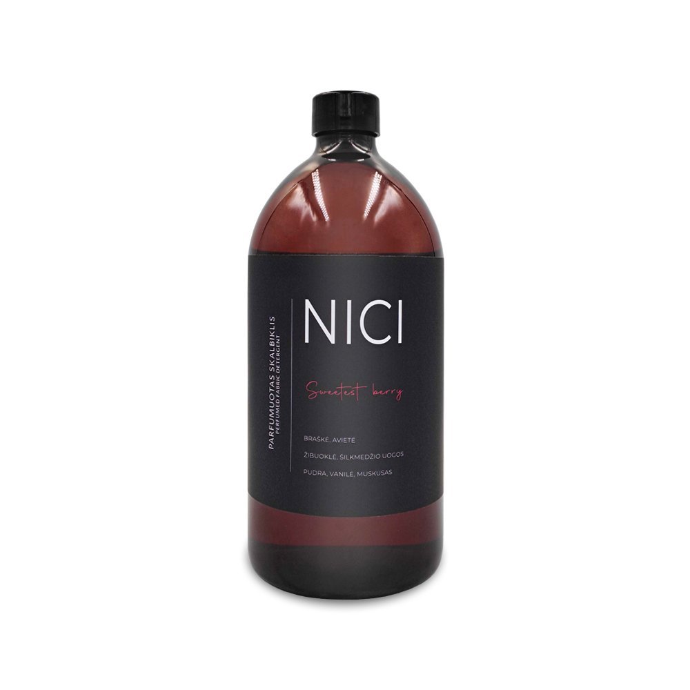 NICI parfumuotas skalbiklis SWEETEST BERRY, 1000 ml