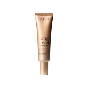 PAESE LONG COVER švytėjimo suteikiantis makiažo pagrindas (00 Nude), 30 ml