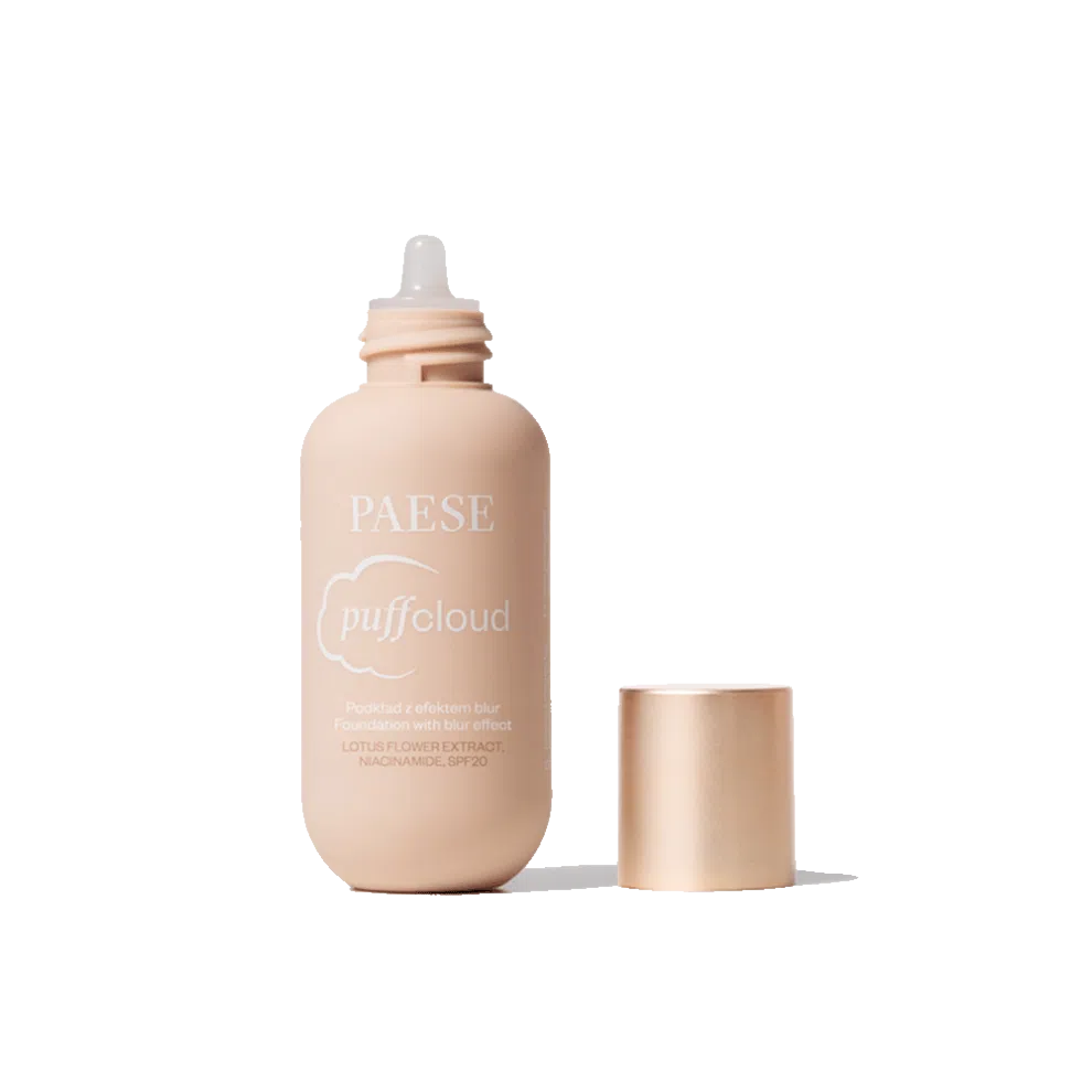 PAESE PUFF CLOUD skystas–kreminis makiažo pagrindas (04 Shell Beige), 37 ml