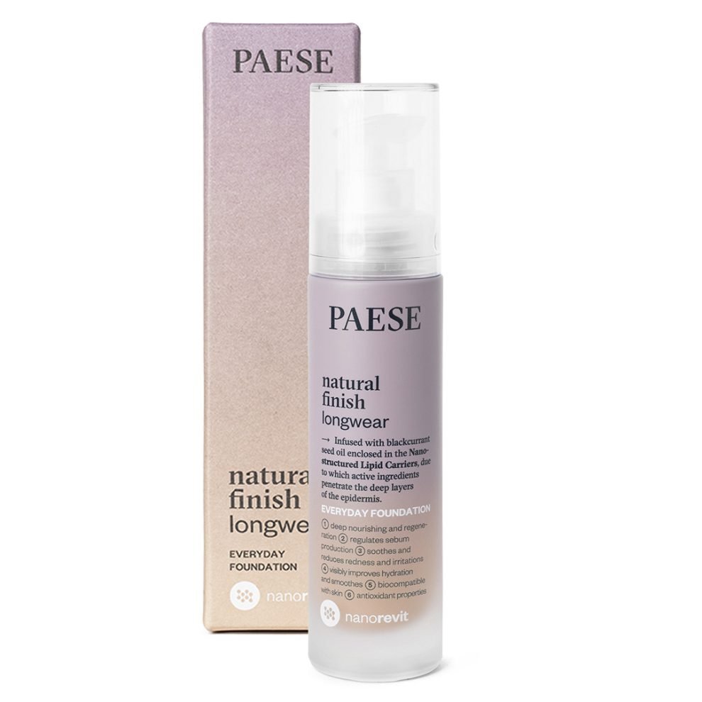 PAESE kreminė pudra NANOREVIT NATURAL FINISH LONGWEAR 03 Sand