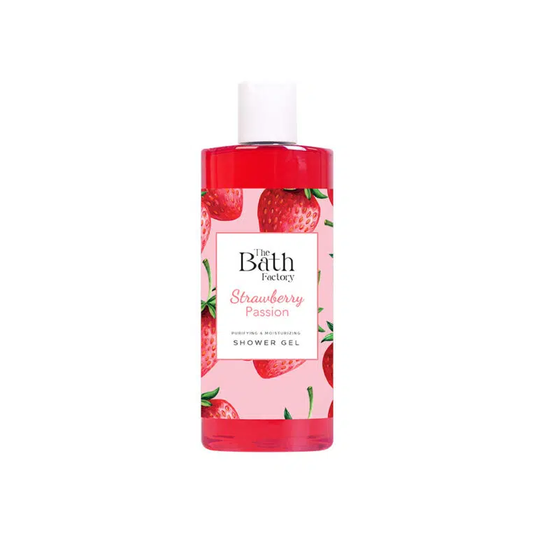 SINOZ braškių dušo gelis STRAWBERRY PASSION, 400 ml