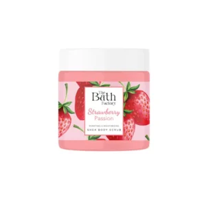 SINOZ braškių kūno šveitiklis STRAWBERRY PASSION SHEA, 300 g