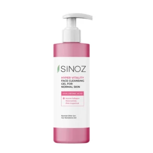 SINOZ gelinis veido prausiklis normaliai odai HYPER VITALITY, 400 ml