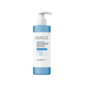 SINOZ gelinis veido prausiklis sausai ir jautriai odai HYDRAPRO INTENSE, 200 ml